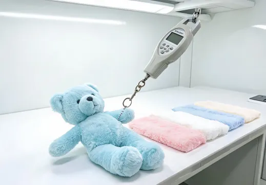 Plush toy seam testing